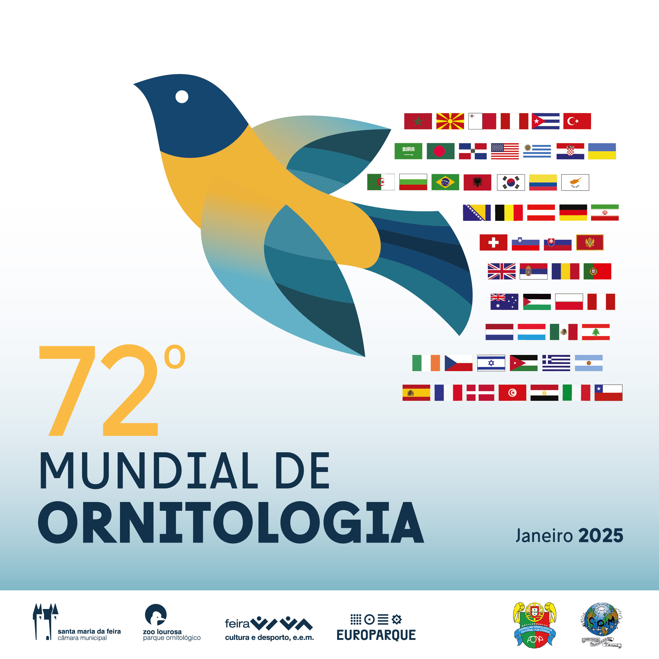 Mandarins Brogueira no 72º Campeonato Mundial de Ornitologia em Santa Maria da Feira, Portugal